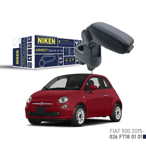 Fiat 500 Araca Özel Kol Dayama Kolçak 2015+ uyumlu