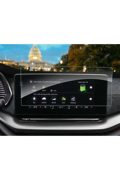 Skoda Yeni Octavia Multimedya 10 Inç Temperli Nano Ekran Koruyucu - 1