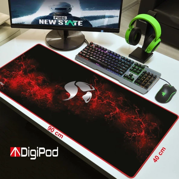 Gaming Mousepad Oyuncu Mousepad 90X40 Xxl Büyük Oyuncu Mousepad Kaymaz Taban 4mm Kalınlık - Resim 4