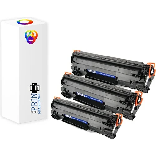 PlusPrint Imageclass MF212W Yazıcı Yazıcı Uyumlu Muadil Toner CRG737 3lü Paket ürün görseli