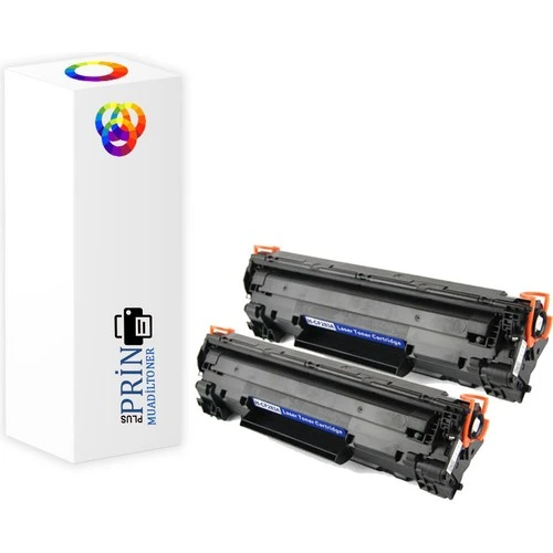 PlusPrint I-Sensys MF237W Yazıcı Yazıcı Uyumlu Muadil Toner CRG737 2li Paket