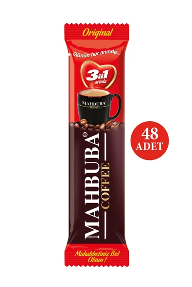 Mahbuba 3ü1 Arada Hazır Kahve 48x18gr - 2
