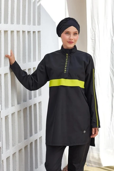 Adasea 251502 Henley Tam Kapalı Tasarım Tesettür Mayo ürün görseli