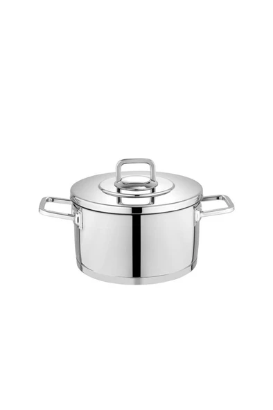 Prime Çelik Tencere Seti-8 Parça-Inox - 3