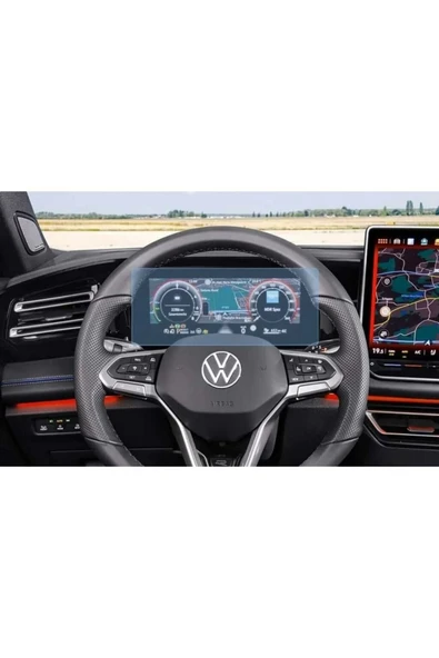 Volkswagen Tiguan 10.25 inç Dijital Gösterge Uyumlu 9H Ekran Koruyucu 2024