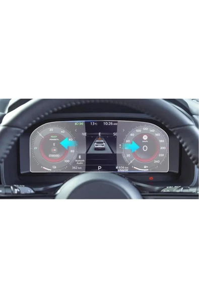 Nissan X-Trail 2024 Uyumlu Dijital Gösterge 9H Nano Ekran Koruyucu