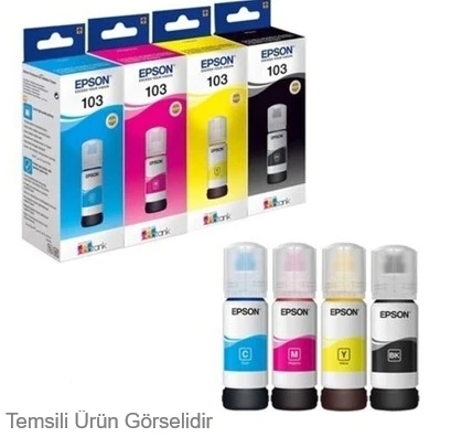 Epson EcoTank L3111 Şişeli Mürekkep 70ml (Muadil) 4'lü SET - 2