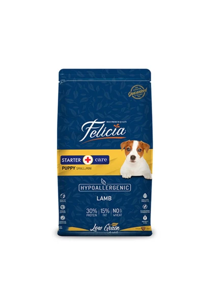 Felicia  Hypoallergenic Küçük Ve Orta Irk Kuzulu Düşük Tahıllı Yavru Köpek Maması 3 Kg