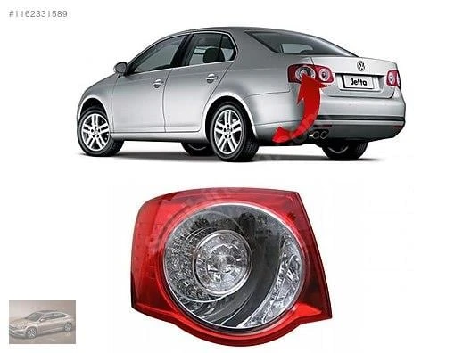Jetta 2006-2010 Sol Dış Stop Lambası