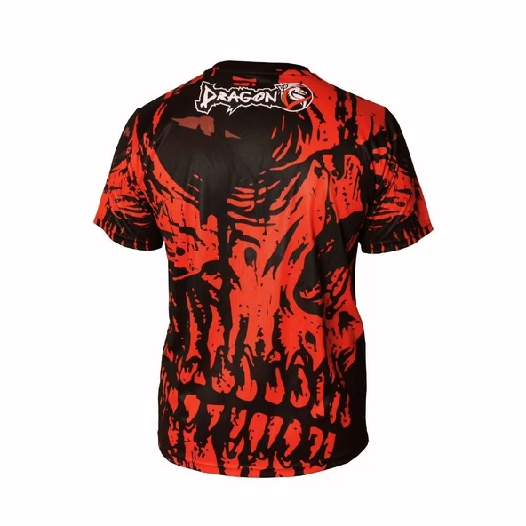 DragonDo TX8597 Kick Boks  Muaythai Tişört Kırmızı Dijital Baskılı Tişört - 2