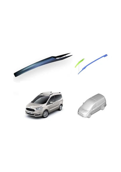 Ford Courıer Tavan Çıta Başlık Plastiği Ön Sol  2014-