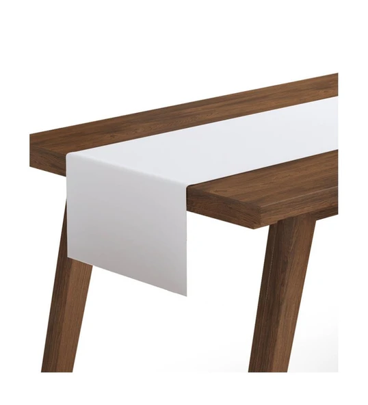 RUNNER ÖRTÜ 135X45 BEYAZ LEKE TUTMAZ KUMAŞ ALTINPAMUK