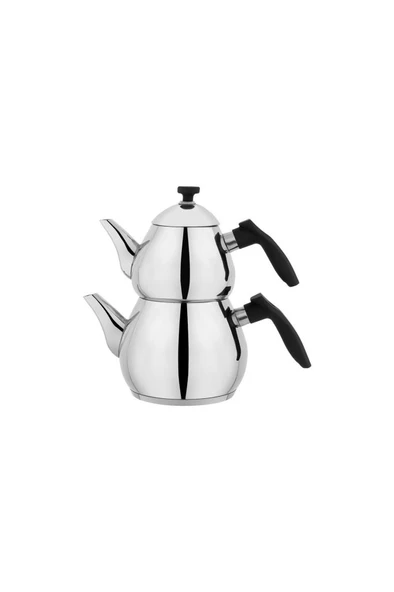 Tea Chef Orta Boy Çaydanlık Takımı 4 Parça-siyah - 2