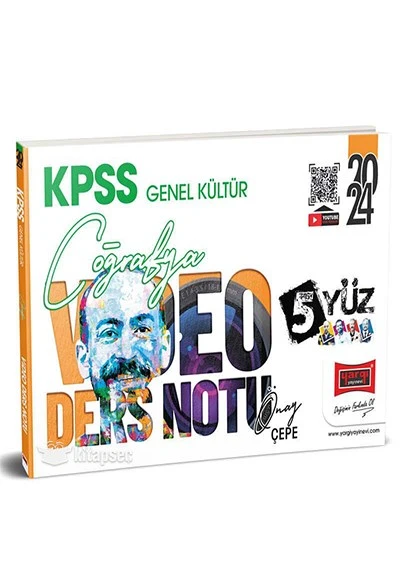 Yargı Yayınları 2024 KPSS Genel Kültür 5Yüz Coğrafya Video Ders Notları