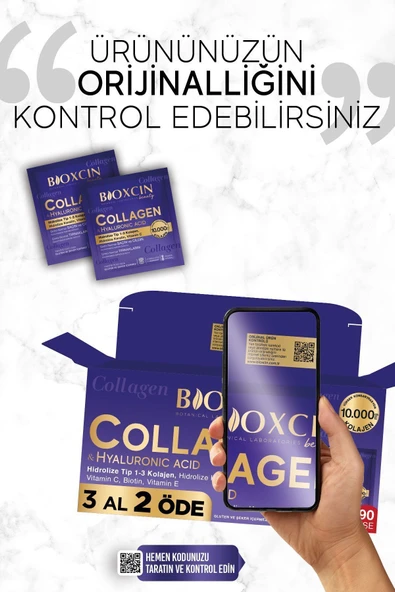 Bioxcin Beauty Collagen Toz Saşe 10.000 Mg 3 Al 2 Öde Tip 1 - Tip 3 Hidrolize Kolajen - Keratin