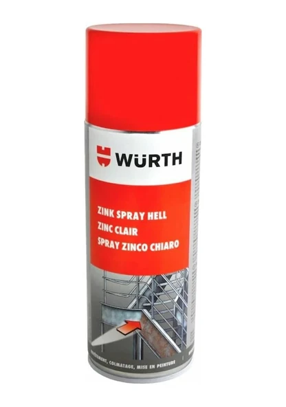 Würth Çinko Sprey Boya 400 ML.