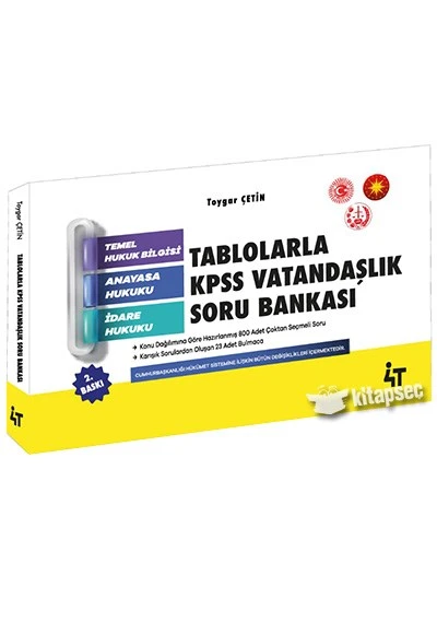 KPSS Tablolarla Vatandaşlık Soru Bankası 4T Yayınevi