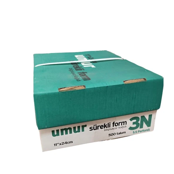 UMUR Sürekli Form 11x24 3 Nüsha (5.5 Perforeli) 500 lü - 2