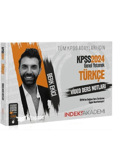 KPSS Türkçe Video Ders Notları İndeks Akademi