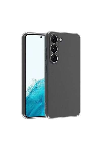 Logis Samsung Galaxy A14 Kılıf Süper Silikon Şeffaf - 3