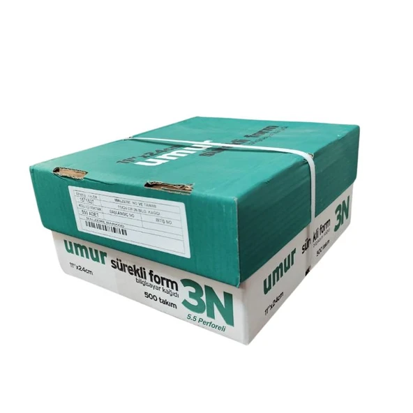 UMUR Sürekli Form 11x24 3 Nüsha (5.5 Perforeli) 500 lü - 3