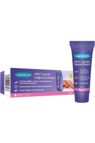 LANSİNOH Hpa Lanolin Göğüs Ucu Kremi 40 ml