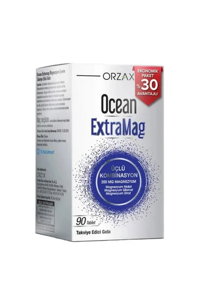 OCEAN STD Extramag Ekonomik Paket 90 Tablet Ekonomik Paket Klasik