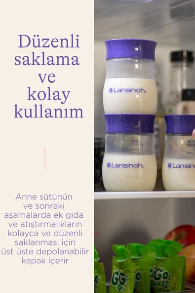 LANSİNOH 160 ml Biberon ve NaturalWave® Biberon Emziği (1 Ay+) - Resim 3