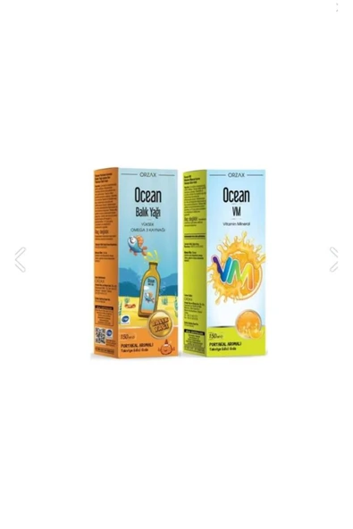 OCEAN Portakal Şurup 150 ml Vm Şurup 150 ml