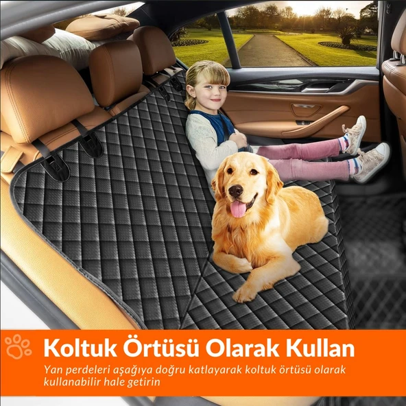 Glanz Oto Koltuk Örtüsü Evcil Hayvan Araba Koltuk Kılıfı Kedi Köpek İçin Koltuk Örtüsü Kılıf Hamak - 3