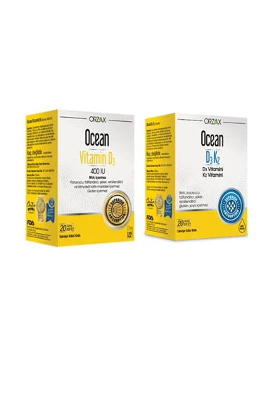 OCEAN Çocuklar Ve Yetişkinler Için D3 Vitamini Sprey 20 ml d3 K2 Vitamin Damla 20 ml