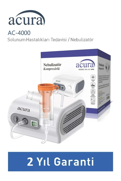 ACURA AC-4000 Hızlı Tedavi Süresi Sunan Dayanıklı Nebulizatör