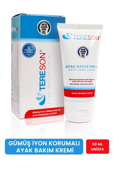 TERESON Koku Karşıtı Ayak Bakım Kremi 50 Ml (gümüş Iyon Korumalı )