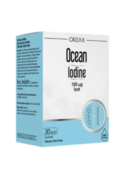 ORZAX Ocean Iodine 150mcg Iyot 30ml Trednyol