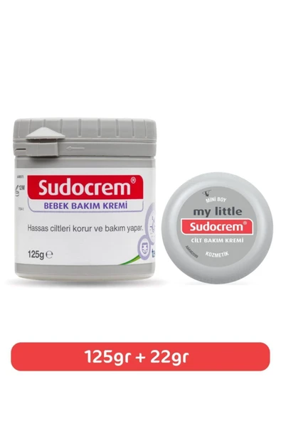 SUDOCREM Bebek Bakım Kremi 125 gr + 60 gr (2'li set)