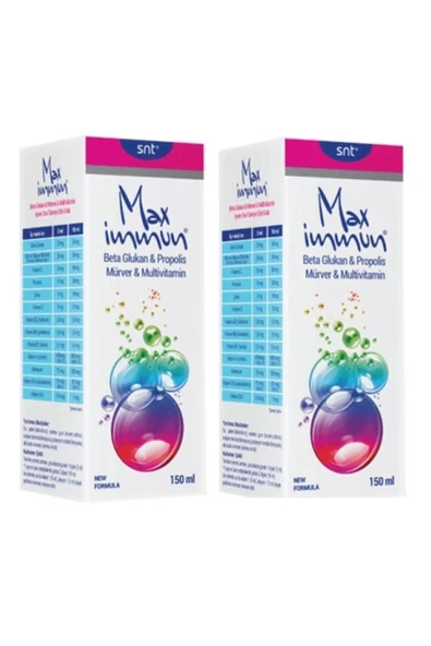 MAX İMMUN Max Immun Şurup 150ml 2 Li Paket