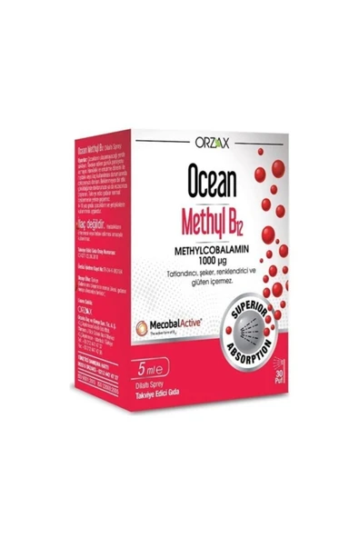 OCEAN Methyl B12 Sprey 1000 Mcg 5 Ml