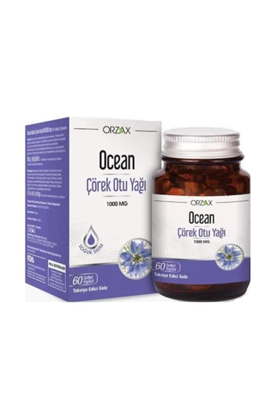 OCEAN Ocean Çörek Otu Yağı 1000 Mg 60 Kapsül