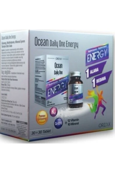 OCEAN Daily One Energy 60 Tablet 1+1