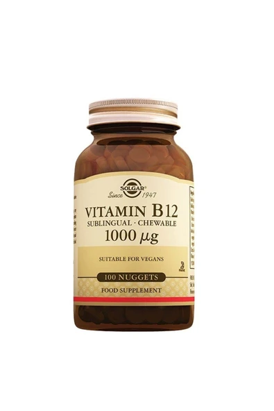 SOLGAR Vitamin B-12 1000mcg 100 Tablet
