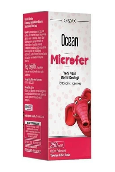 OCEAN Microfer Şurup 250 Ml