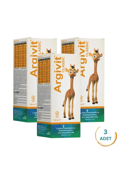 ARGİVİT Multivitamin Şurup 150 ml X 3' Lü Paket
