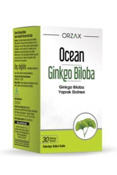 OCEAN Ginkgo Biloba 30 Kapsül