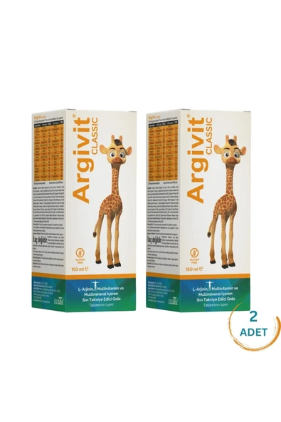 ARGİVİT Multivitamin Şurup 150 ml 2 Adet