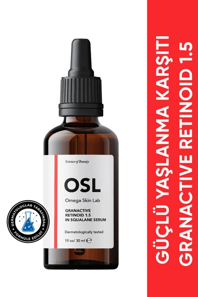 OSL OMEGA SKİN LAB Yaşlanma Karşıtı Retinoid Serum Granactive Retinoid 1,5 In Serum 30ml