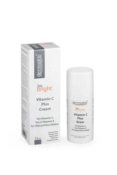DERMOSKİN Be Bright Ve Nemlendirici Vitamin C Plus Krem 33 ml
