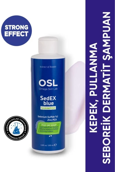 OSL OMEGA SKİN LAB Seboreik Dermatit, Pullanma Ve Kepek Şampuanı - Osl Sedex Blue Şampuan