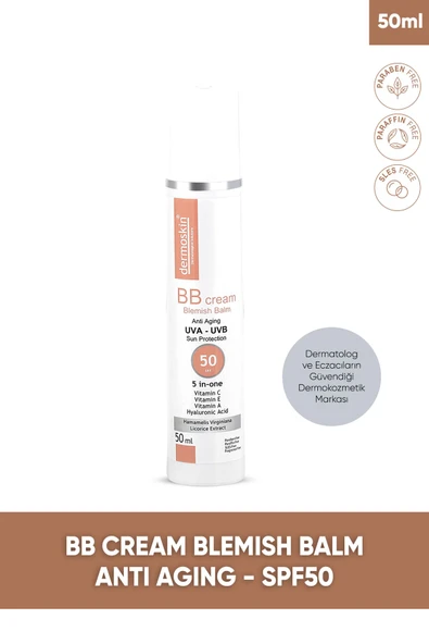 DERMOSKİN BB Krem SPF 50+   50Ml
