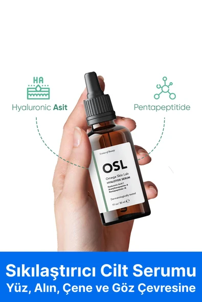 OSL OMEGA SKİN LAB Yüz Ve Göz Çevresi Için Sıkılaştırıcı Serum - Hyalotox Serum 30ml - 3