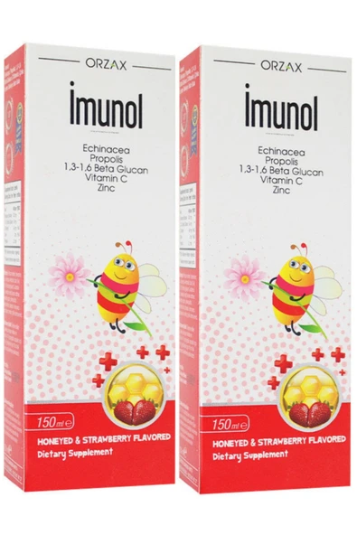 İMUNOL Ocean Şurup Ballı-çilek Aromalı 150ml - 2 Adet